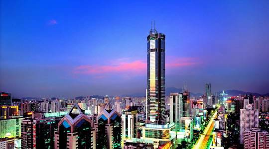 深圳賽格廣場冷卻塔補(bǔ)漏